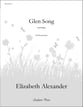 Glen Song SSATB choral sheet music cover